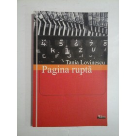 PAGINA  RUPTA   -  TANIA  LOVINESCU 